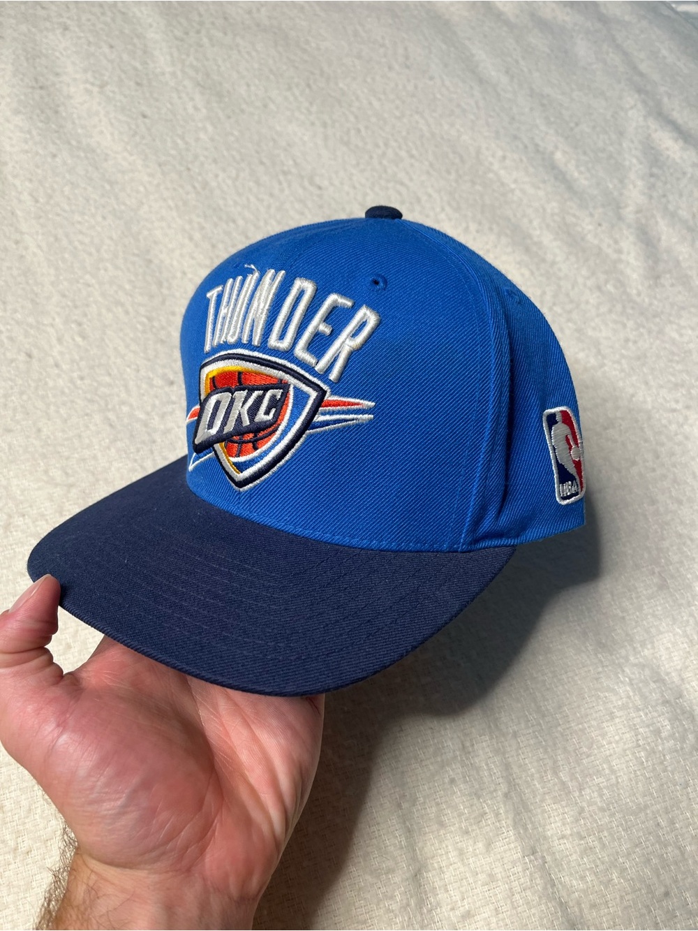 Mitchell & Ness NBA OKC Oklahoma City Thunder Snapback Hat One Size Jersey Shai